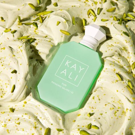 YUM PISTACHIO GELATO 33 EDP INTENSE - KAYALI | Sephora Pistachio Gelato, How To Roast Hazelnuts, Turkish Delight, Lip Stain, Perfume Collection, Smell Good, Huda Beauty, Hazelnut, Pistachio