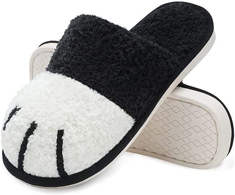 MAXTOP Plush cotton slippers women's animals cat paw winter warm soft non-slip cuddly Christmas home slippers for girls gift guests indoor outdoor : Amazon.de: Shoes & Bags Paw Slippers, Dog Slippers, Elegant Slippers, Travel Slippers, Cat Slippers, Indoor Outdoor Slippers, Animal Slippers, Puppy Paws, Comfortable Slippers