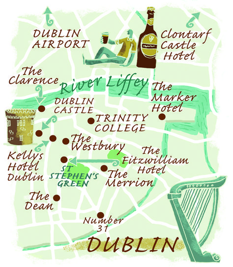 Dublin map by Robert Littleford Dublin Illustration, Ireland Illustration, Ireland 2023, Dublin Map, Ireland Road Trip Itinerary, Maps Aesthetic, Ireland Road Trip, Illustrated Maps, Dublin Travel