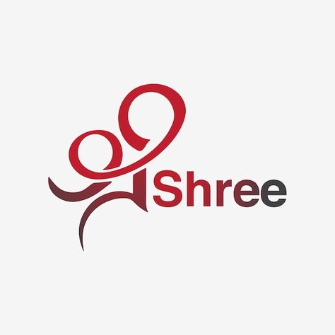 Shree gujarati logo | Premium Vector #Freepik #vector #ecommerce-logo #marketing-logo #business-logo #company-logo Shri Logo Design, Shree Symbol Logo, Gujarati Logo, Wallpaper Om, S Icon Logo, Banner Design Drawing, Om Logo, Solar Panel Cleaning, Om Symbol Art