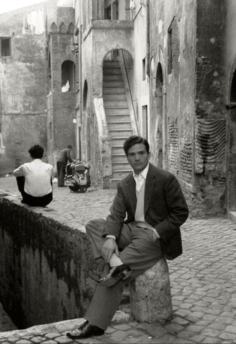 Pier Paolo Pasolini in Trastevere, Rome (1953) by Herbert List Herbert List, Trastevere Rome, Pier Paolo Pasolini, Collections Of Objects, Magnum Photos, Film Director, Make Me Smile, Filmmaking, Rome