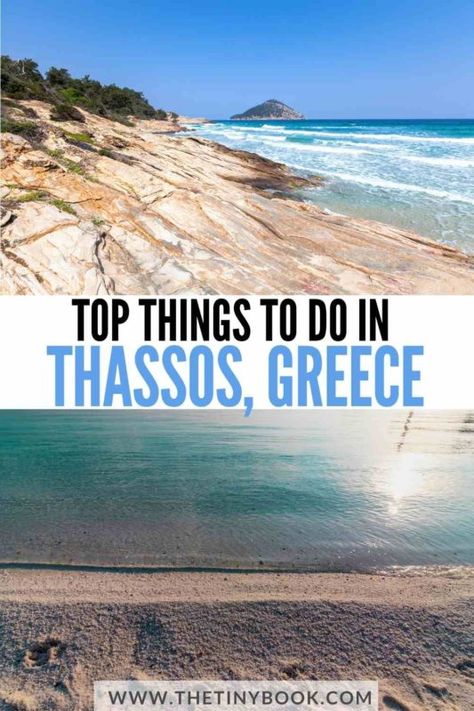 Thasos Greece, Greek Islands To Visit, Greece Itinerary, Thasos, Adventurous Things To Do, Island Hopping, Tourist Spots, Next Stop, Greek Island