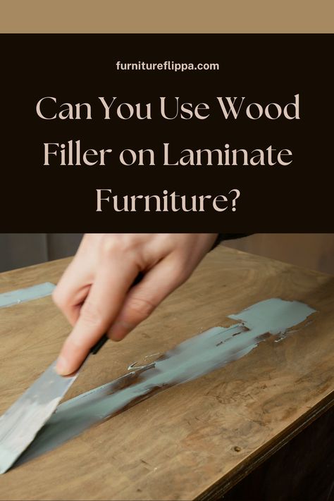 Wondering if wood filler can fix your laminate furniture? Discover the tips and tricks to using wood filler on laminate surfaces for seamless repairs. Learn how to achieve a flawless finish that looks just like new! Using Wood Filler, Wood Fillers, Painting Laminate Furniture, Laminate Furniture, Wood Repair, Wood Filler, Gel Stain, Wood Desk, Wood Laminate