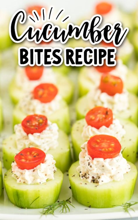 Cucumber bites are a refreshing appetizer that makes a great addition to any get-together. These bitesize appetizers only take a few minutes to whip together. Cucumber Bites Appetizers, Dill Cream Cheese, Cold Appetizer, Cucumber Appetizers, Fresh Appetizers, Cucumber Slices, Cucumber Bites, Bite Size Appetizers, Cold Appetizers