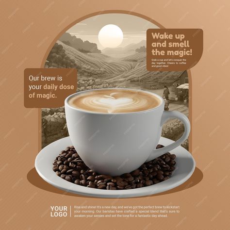 Premium PSD | International coffee day for coffee cafe chop social media post template Cafe Social Media Posts, Coffee Social Media Design, Coffee Social Media, Juan Valdez, Cafe Coffee Day, Coffee Poster Design, International Coffee Day, Coffee Advertising, Platter Ideas