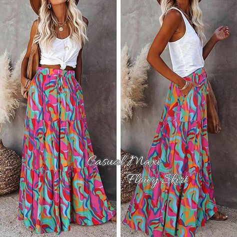 Bohemian skirt outfit