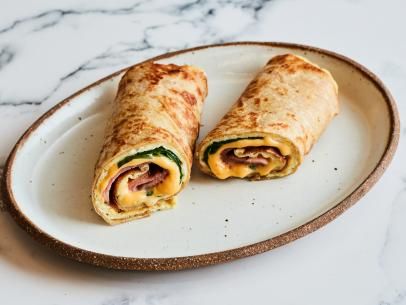 Tortilla Breakfast Wrap Recipe | Food Network Kitchen | Food Network Tortilla Breakfast, Breakfast Wraps Recipes, Easiest Breakfast, Easy Breakfast Sandwich, Breakfast Tortilla, Breakfast Wrap, Breakfast Wraps, Tortilla Wraps, Best Breakfast Recipes