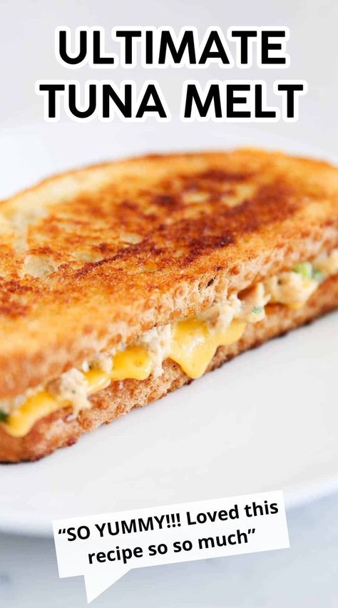 Ultimate Tuna Melt, Best Tuna Sandwich, Easy Tuna Recipes, Tuna Sandwich Recipes, Tuna Melt Sandwich, Classic Tuna Salad, Tuna Melt Recipe, Canned Tuna Recipes, Crisp Bread