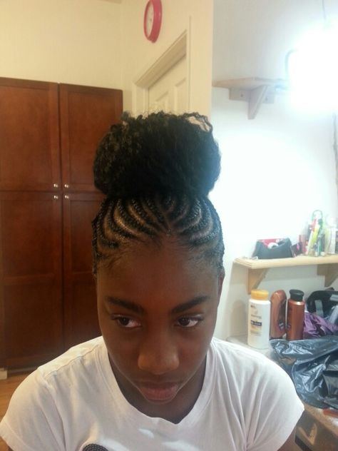 Cornrows   plaits into a beautiful bun Braid Bun, Beautiful Buns, Braided Bun, Braid Hairstyles, Plaits, Braided Hairstyles, Dreadlocks, Braids, Hairstyles