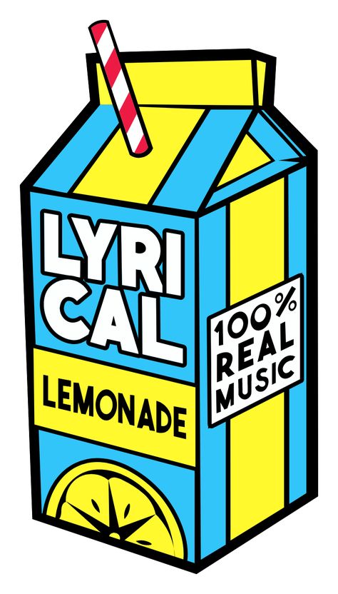 100% Real Music. Sticker with the Lyric Lemonade logo, a multimedia company specializing in music videos, events and much more.. #Logo #Music #Rap #LyricalLemonade #Lemonade Lyrical Lemonade Wallpaper, Lemonade Wallpaper, Lyrical Lemonade, Lemonade