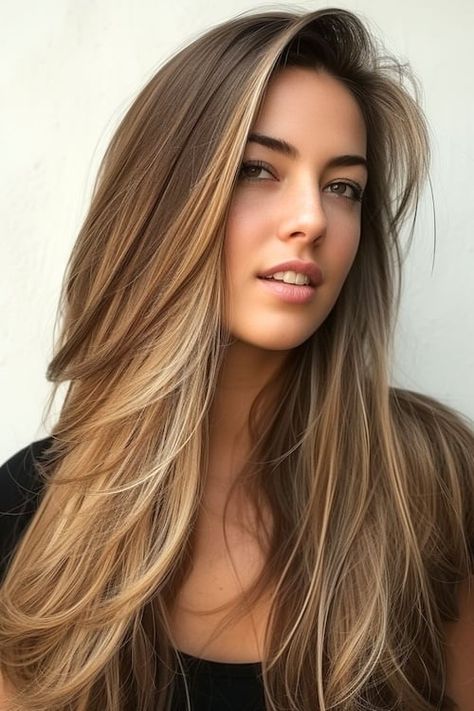 31 Gorgeous Layered Haircuts And Hairstyles For Long Hair - The Hairstyle Edit Hairstyles With Graduation Cap, Shag Layered Hairstyles, Girls Haircuts, Haircut Layered, Layered Haircuts For Long Hair, Women's Haircuts, Haircuts For Long Hair With Layers, Girls Hairstyles Easy, Blond Balayage