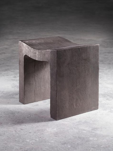 Collaborating with molding and casting specialists Stevensons of Norwich, Mackereth of London-based architecture practice Wells Mackereth   http://www.cast001.com/home Cement Furniture, Concrete Stool, Console Design, Concrete Furniture, Concrete Table, Concrete Crafts, Urban Furniture, Concrete Projects, Concrete Wood