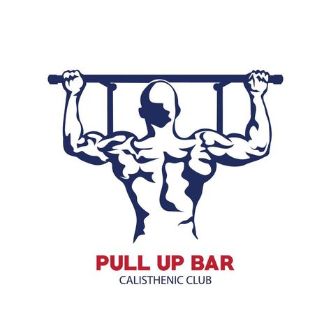 Club Fitness, Sport Vector, Twitch Banner, Gym Logo, Bar Logo, Sport Club, Pull Up Bar, Fitness Club, Sports Clubs