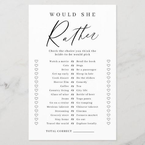 Minimalist Wedding Shower Ideas, Bridal Shower Games That Aren't Lame, Bridal Shower Bachelorette Party Combo, This Or That Bridal Shower Game, Modern Bridal Shower Games, Virtual Bridal Shower Games, Simple Bridal Shower Games, Would She Rather Bridal Shower Game, Intimate Bridal Shower Ideas