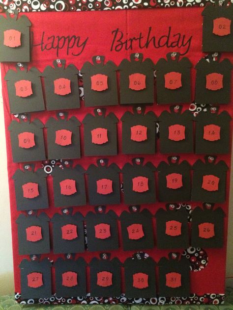 Pick a gift board for a month long birthday celebration. Custom order. Daily Gifts For Birthday Month, 50th Birthday Decorations, Daily Gift, Face Mug, Birthday Month, Birthday Gift Ideas, 50th Birthday, Birthday Presents, A Month