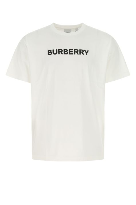 Burberry T Shirt, Burberry Classic, White Shirt Men, Latest T Shirt, Burberry Men, Oversized Tshirt, Tshirt Logo, Cotton T Shirt, White Cotton