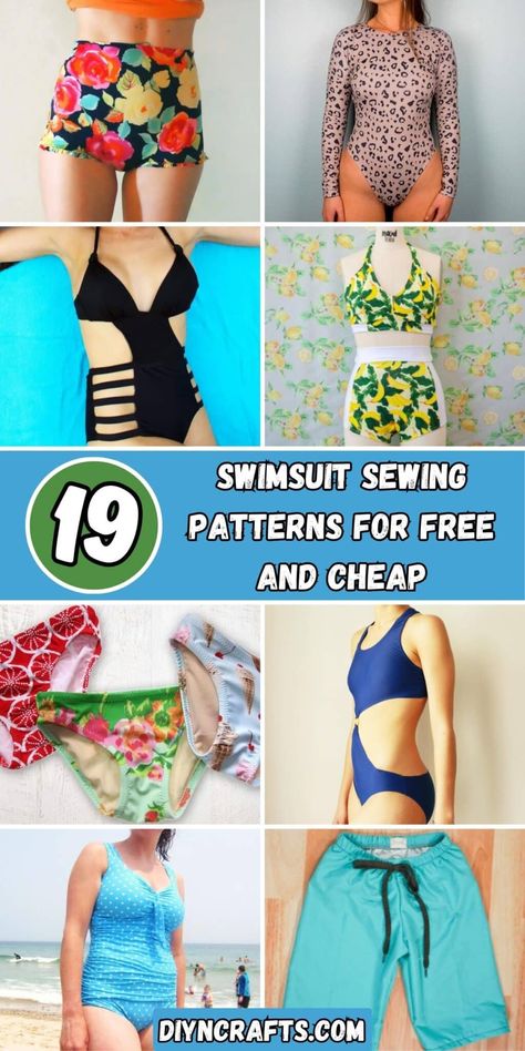 Swimsuit Sewing Pattern Free, Diy Swimsuits, Diy Bathing Suit, Vintage Swimsuit Pattern, Swimsuit Sewing Pattern, Swimwear Sewing Patterns, Swimsuit Pattern Sewing, Suit Sewing Patterns, Diy Swimsuit