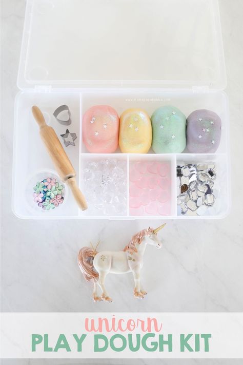 Play Dough Kits, Playdough Ideas, Diy Play Doh, Play Doh Kits, Diy Playdough, Diy Deodorant, Playdough Activities, Diy Unicorn, Playdough Kits