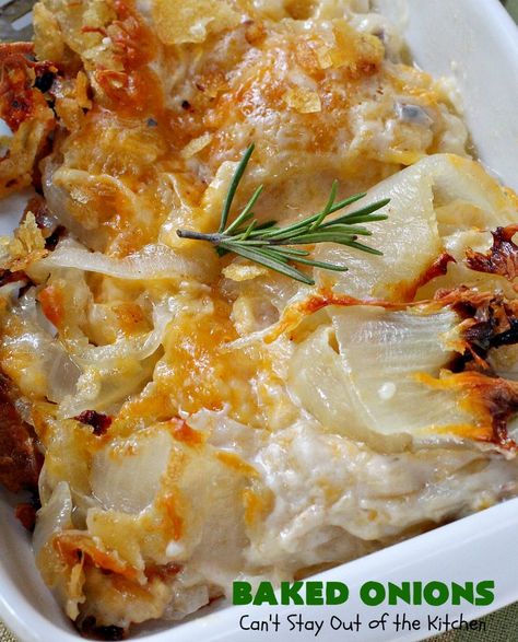 Baked Onions – Can't Stay Out of the Kitchen Baked Onions Recipe Simple, Onion Crockpot Recipes, Healthy Onion Recipes, White Onion Recipes, Southern Thanksgiving Food, Onion Casserole Recipes, Baked Onions Recipe, Creamed Onions Recipe, Onion Dishes