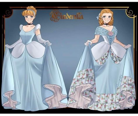 Cage Crinoline, Pleasant Aesthetic, Cinderella Outfit, Cinderella Art, New Cinderella, Cinderella Movie, Classic Disney Movies, Disney Princess Fashion, Puffy Dresses