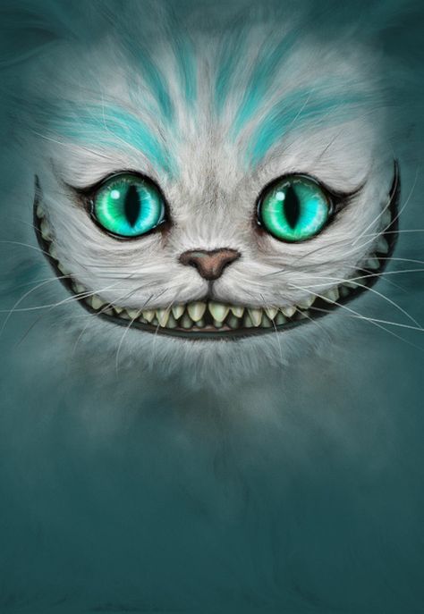 Art....Chesire cat Alice Art, Evil Smile, Wonderland Quotes, 다크 판타지, Were All Mad Here, Adventures In Wonderland, Cheshire Cat, Through The Looking Glass, Mad Hatter