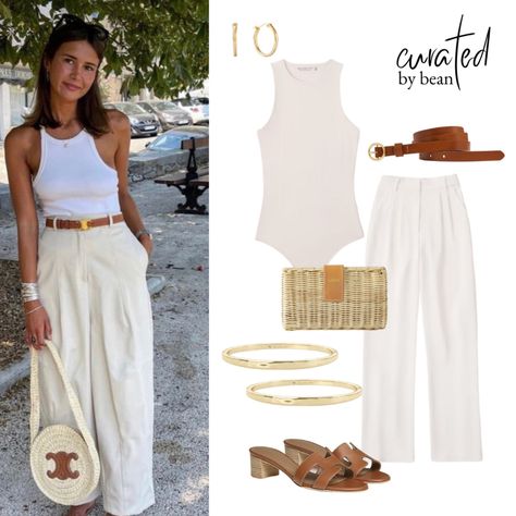 Old Money Island Outfits, Linen Pants Vacation Outfit, Old Money Linen Outfit, Old Money Linen Pants, Old Money Trousers Woman, Old Money Boat Outfit, Hamptons Outfit Summer Classy, How To Style A Linen Shirt, Old Money Daily Outfits