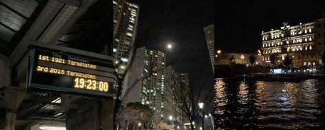 Pinterest Banner Ideas, Night Header Aesthetic, City Aesthetic Banner, City Header, City Banner Gif, Black City Header, Nighttime City Aesthetic, Night City Header, Dark City Twitter Header