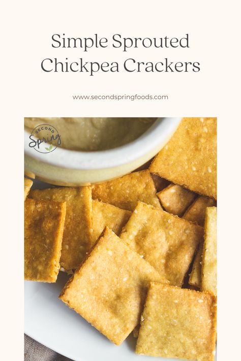 Chickpea Crackers, Chickpea Hummus, Black Sesame Seeds, Chickpea Flour, Recipe Notes, Us Foods, Tray Bakes, Vegan Gluten Free, Crackers