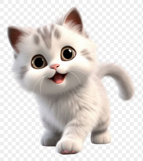 Animal Png Cartoon, Cat Blender, Cartoon Png Images, Baseball Card Template, Cats Png, Good Morning Clips, Cat 3d, Cat Background, Cat Png