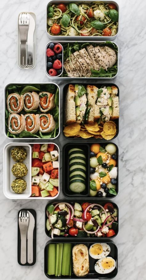 Bagel Bento Box Ideas, Bento Box Lunch Ideas, Box Lunch Ideas, Healthy Bento Lunches, Protein Box, Lunch Ideas For Work, Bento Box Recipes, Veggie Meal, Beverage Ideas