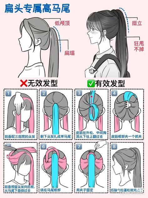 Kawaii Hair Tutorial, Hear Style, Hanfu Hair, Dream Fashion, Kawaii Hairstyles, Hair Up Styles, Kawaii Art, Korean Hairstyle, Round Face