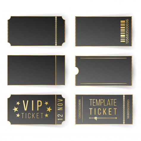 Train Ticket Template, Black Ticket, Prom Tickets, Vip Ticket, Progress Report Template, Train Ticket, Vintage Ticket, Family Tree Template, Party Tickets