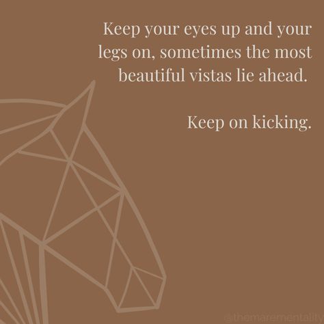 I'll admit that it has been a tough week. With the passing of two family members, I am finding it easy to get swallowed alive by the "what if". ⠀⠀⠀⠀⠀⠀⠀⠀⠀ I appreciate all of your patience as I take the time I need to grieve and take care of myself, but it is also a reminder to chase down the things that you truly want to accomplish. As I have gone back and forth in my career, my personal life, and my relationship with horses, I always come back to the equestrian mindset. ⠀⠀⠀⠀⠀⠀⠀⠀⠀ While I will I Always Come Back, Take Care Of Myself, My Relationship, My Horse, Horse Quotes, My Career, Take Care Of Me, Keep On, Daily Inspiration