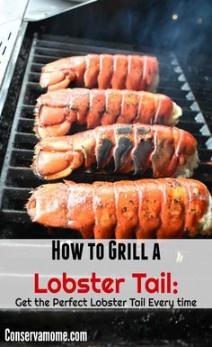 Looking for a special meal? Then this grilled lobster tail recipe is the perfect recipe for you. Check out some easy tips on how to grill a lobster tail. Follow them and you'll Get the Perfect grilled Lobster Tail Every time! Grill Lobster Tail Recipe, Baked Lobster Tails, Broil Lobster Tail, Grilled Lobster Tail, Frozen Lobster, Lobster Dishes, Lobster Recipes Tail, Grilled Lobster, Lobster Tail