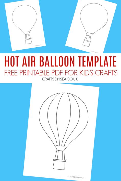 Hot Air Balloon Template: FREE Printable PDF Hot Air Balloon Pattern Templates, Paper Hot Air Balloon Template, Hot Air Balloon Colouring Page, Dr Seuss Hot Air Balloon Craft, Hot Air Balloon Printable Free Templates, Hot Air Balloon Decorations Classroom, Printable Hot Air Balloon Template, Hot Air Balloon Art For Kids, Hot Air Balloon Craft Preschool