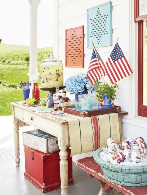 Simple Farmhouse 4th of July Decor Ideas Farmhouse 4th of July, Americana farmhouse, July Fourth Farmhouse, Independence Day Farmhouse, Farmhouse 4th of July Decor, Americana farmhouse porches, July Fourth Farmhouse decorations, Independence Day Farmhouse style 4th Of July Front Porch Decor, Farmhouse 4th Of July, July Decoration, Fourth Of July Decorations, Summer Decorations, Spring Decorating, Fourth Of July Decor, Diy Outdoor Decor, American Flags