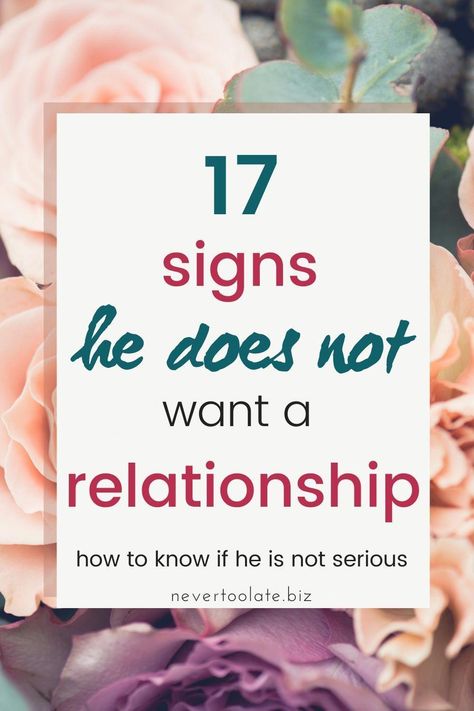 Seeing signs he doesn't want a relationship with you but likes you? It can be so confusing. Here's how to know for sure if he is truly interested. Dispatch Dating, Dating After 40, Intimacy Issues, Dating Relationship Advice, Not In Love, Best Dating Apps, Healthy Relationship Tips, 12 Signs, Dating Tips For Women