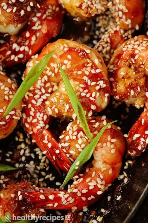 Sesame Shrimp, How To Peel Shrimp, Shrimp And Rice, Rice And Peas, Snow Peas, Cooked Rice, Shrimp Recipe, Toasted Sesame Seeds, Green Peas