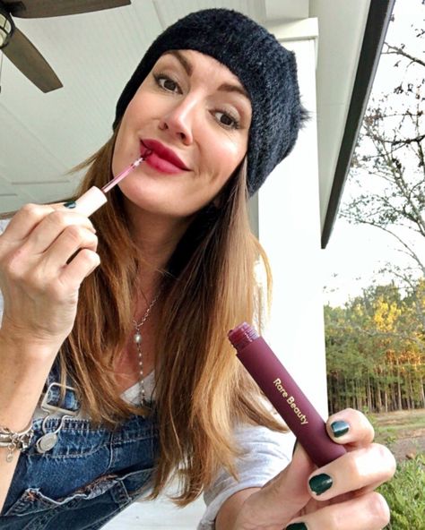 5 Things I Can't Stop Wearing This Fall - JennySue Makeup. Rare Beauty Lip souffle in "Strengthen." Rare Beauty Lip Souffle Strengthen, Rare Beauty Lip Souffle, Rare Beauty Lip, Makeup Rare Beauty, Drugstore Mascara, Lips Nails, Berry Lips, Diy Nail Polish, Skin And Hair Care