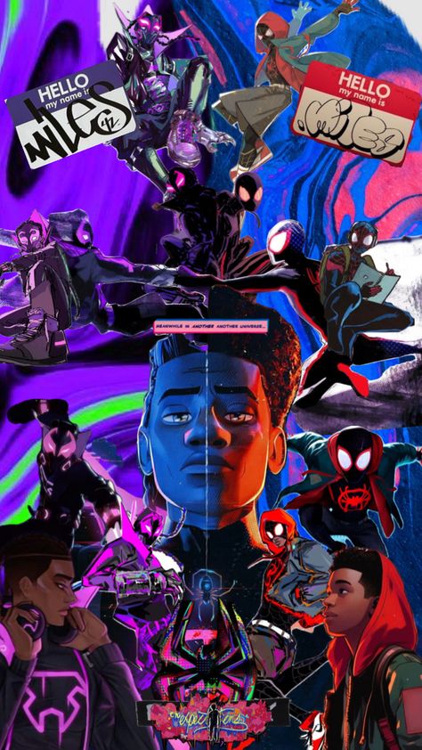 #fyp #vibes #art #quotes #spiderman #spidermanaesthetic #spiderverse #marvel #itsv #atsv #acrossthespiderverse #intothespiderverse #milesmorales my long overdue stream of ITSV and ATSV collages The Prowler Wallpaper, Prowler Wallpaper, Spiderman Across The Spiderverse, Mystic Wallpaper, The Prowler, Spiderman And Spider Gwen, Spiderman Comic Art, Miles Spiderman, Spiderman Theme