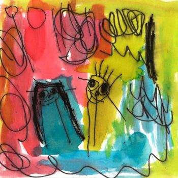 Children's Art Childhood Art, Children's Drawing, Child Art, Childrens Drawings, Kids Drawings, Arts Ed, Expressive Art, Children's Art, Process Art