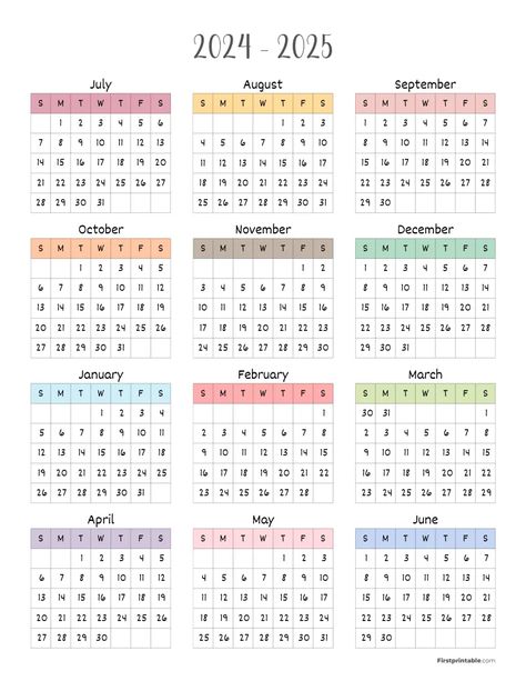 2024 - 2025 Calendar Cute Calendar Template 2024, Academic Calendar 2024-2025, 2024 2025 Calendar, Calendar Printables 2024, Printable Calendar 2024, Teacher Rp, 2024 Calendar Printable Free, Cute Calendar Template, Best Teacher Planner