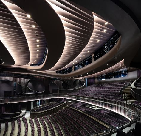 Gallery of 14 Outstanding Concert Halls: A Perfect Match Between Acoustics and Aesthetics - 5 Auditorium Architecture, Auditorium Design, Theater Architecture, Theatre Design, Entrance Design, Time Magazine, Concert Hall, Architecture Project, Amazing Architecture