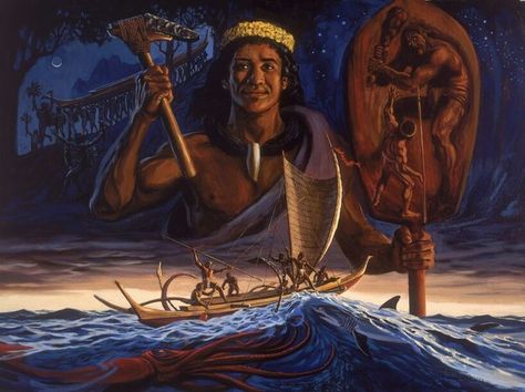 The Story of Laka by Herb Kawainui Kāne. Herb Kane, Learn Swimming, Hawaiian Mythology, Hawaiian Goddess, Hawaiian Legends, Hawaiian Artists, Hawaiian History, Legend Stories, World Mythology