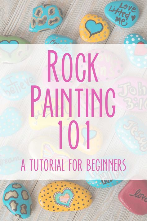 Rock Painting- A Rock Painting Tutorial For Beginners from Hey Creative Sister Rock Painting Supplies For Beginners, Christian Rock Painting Ideas Easy, How To Paint Rocks Step By Step, Easy Rock Painting Ideas For Beginners, Christian Rock Painting Ideas, Easy Rock Painting, Oil Based Markers, Acrylic Pens, Rock Animals