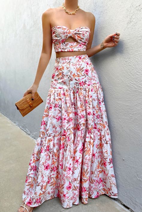 Island wedding guest dress