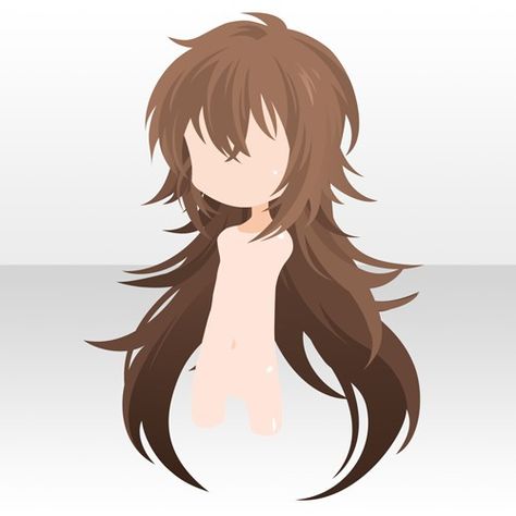 Shaggy Anime Hair, Ych Chibi, Long Messy Hair, Art Tut, Cool Hair Designs, Eye Clothes, Hair In The Wind, Pelo Anime, Hair Sketch