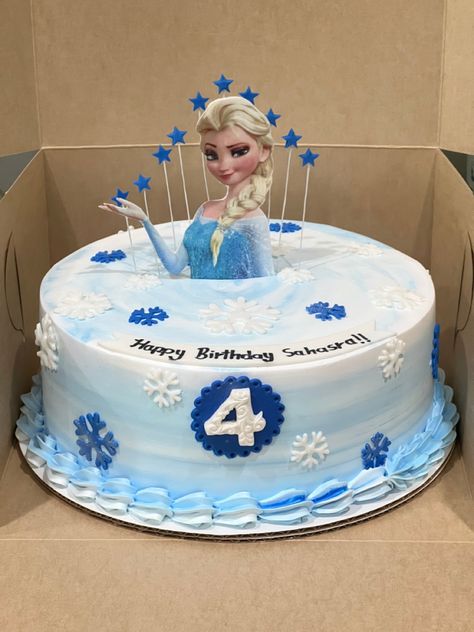 Frozen Cake Designs, Elsa Birthday Cake, Cake Frozen, Anna Cake, Elsa Cake, Frozen Theme Cake, Princess Cakes, Elsa Cakes, Frozen Birthday Cake