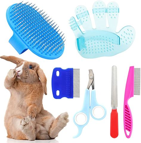 Rabbit Grooming, Rabbit Brush, Bunny Supplies, Pet Shed, Pet Bunny Rabbits, Mini Lop, Bunny Care, Bunny Nails, Pet Shampoo