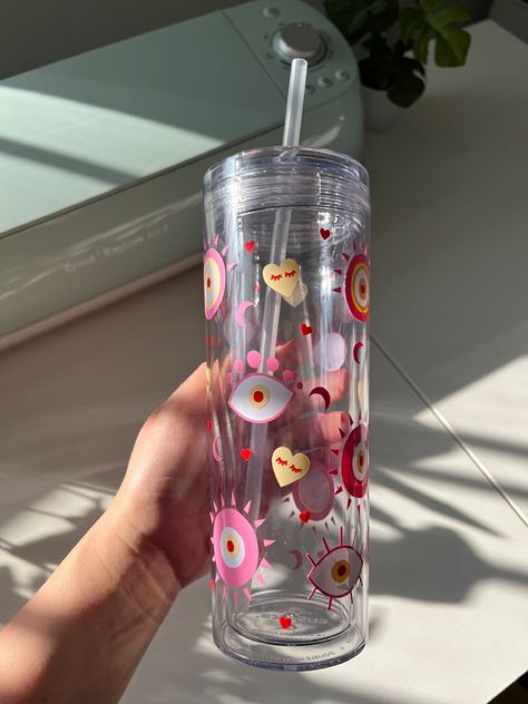 Snowglobe Tumblers, Pink Tumbler, Cute Gifts For Her, Reusable Cup, Cup With Lid, Plastic Straw, Cup Design, Custom Tumblers, Follow Us On Instagram